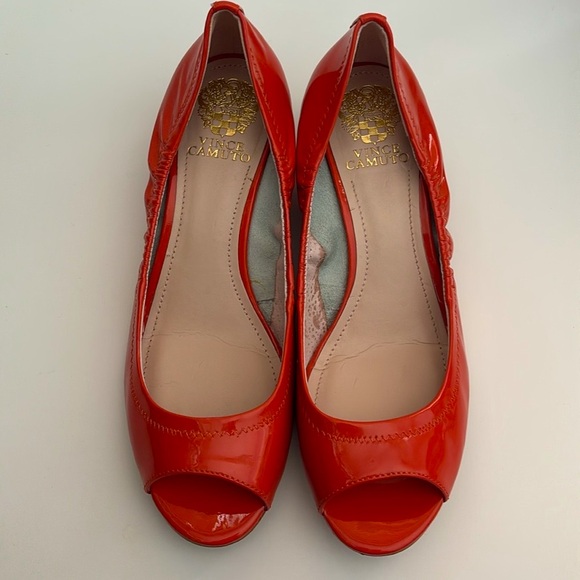 Vince Camuto Ryssa Wedge Pump Coral Size 9 - Picture 5 of 16